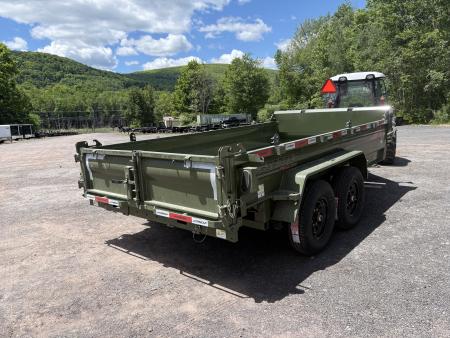 New 2026 Horizon Trailers 14' 14K Dump Trailer w/ Extension Brackets