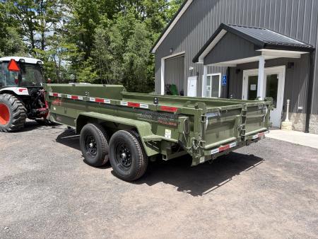 New 2026 Horizon Trailers 14' 14K Dump Trailer w/ Extension Brackets