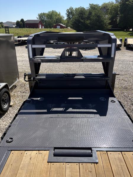 New 2026 RAWMAXX G7X22GN14K Tilt Trailer 83X22 TA GOOSENECK (GVW:14000) SHADOW GRAY