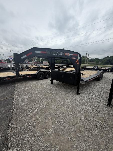 New 2026 RAWMAXX TILT GTX24GN16K 102X24 TA GOOSENECK PARTIAL TILT (GVW:16000) MID KNIGHT BLACK
