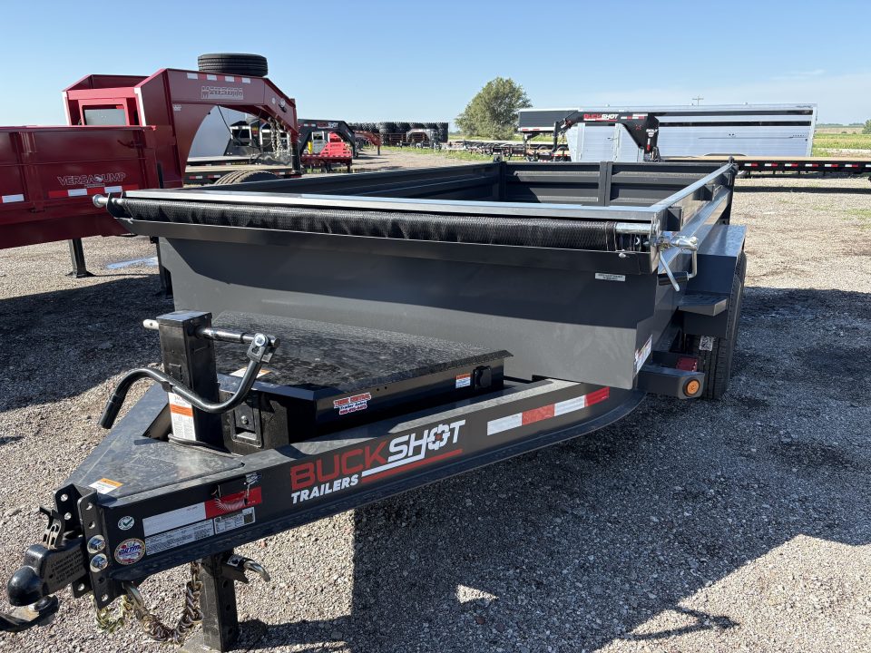 New 2026 Buckshot MFG LP214 Dump Trailer 7x14ft 2ft tall sides