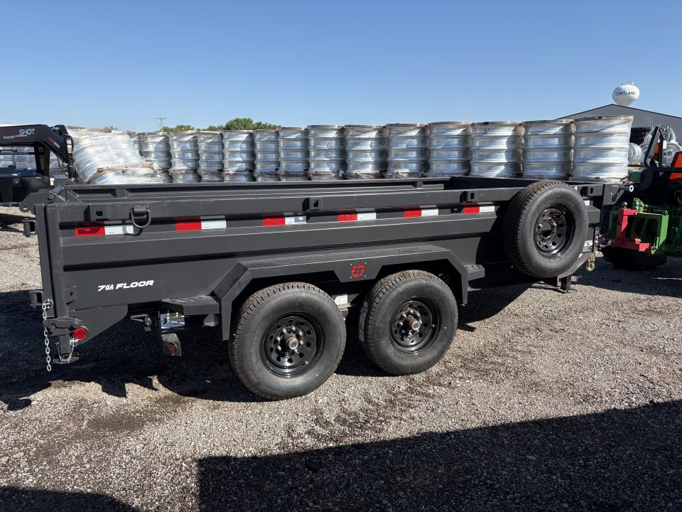 New 2026 Buckshot MFG LP214 Dump Trailer 7x14ft 2ft tall sides