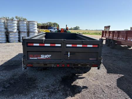 New 2026 Buckshot MFG LP214 Dump Trailer 7x14ft 2ft tall sides
