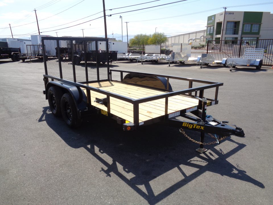 New 2026 Big Tex Trailer * 60PI-12 * 12Ft Tandem Axle Utility Trailer