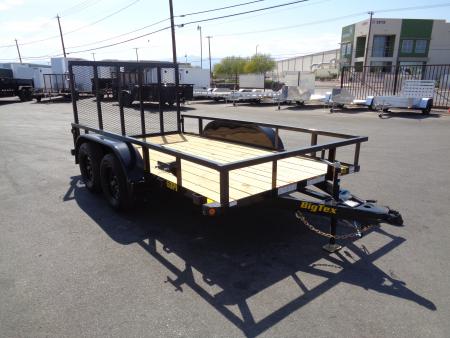 New 2026 Big Tex Trailer * 60PI-12 * 12Ft Tandem Axle Utility Trailer