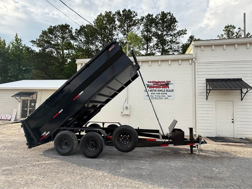 New 2026 Oak Ridge 7x14x3 16k Dump Trailer