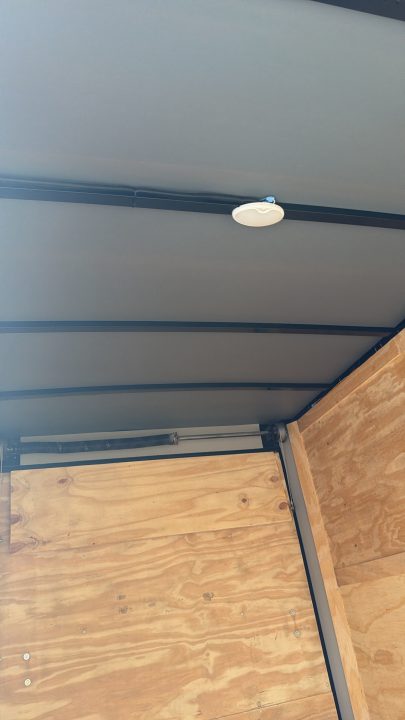 New 2026 Cargo United 7X12SA Cargo / Enclosed Trailer Rear spoiler ladder racks