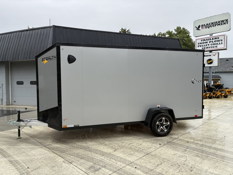New 2026 Stealth Trailers 6X14 All Aluminum Cobra Cargo Enclosed Trailer Single Axle