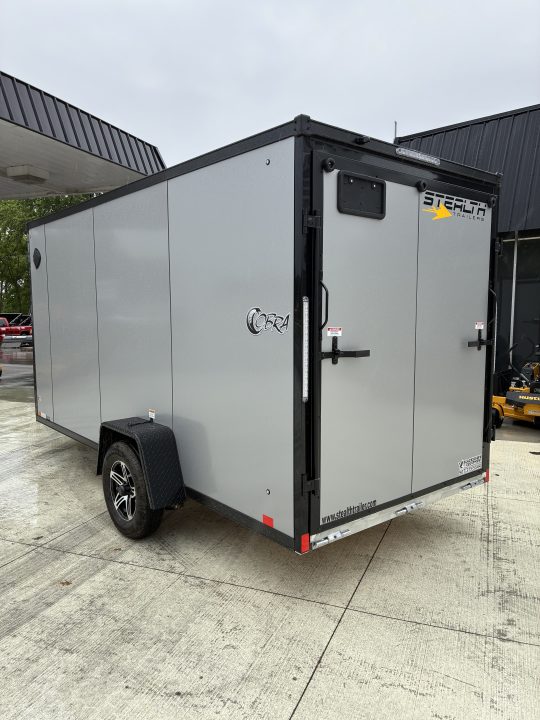New 2026 Stealth Trailers 6X14 All Aluminum Cobra Cargo Enclosed Trailer Single Axle