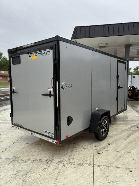 New 2026 Stealth Trailers 6X14 All Aluminum Cobra Cargo Enclosed Trailer Single Axle