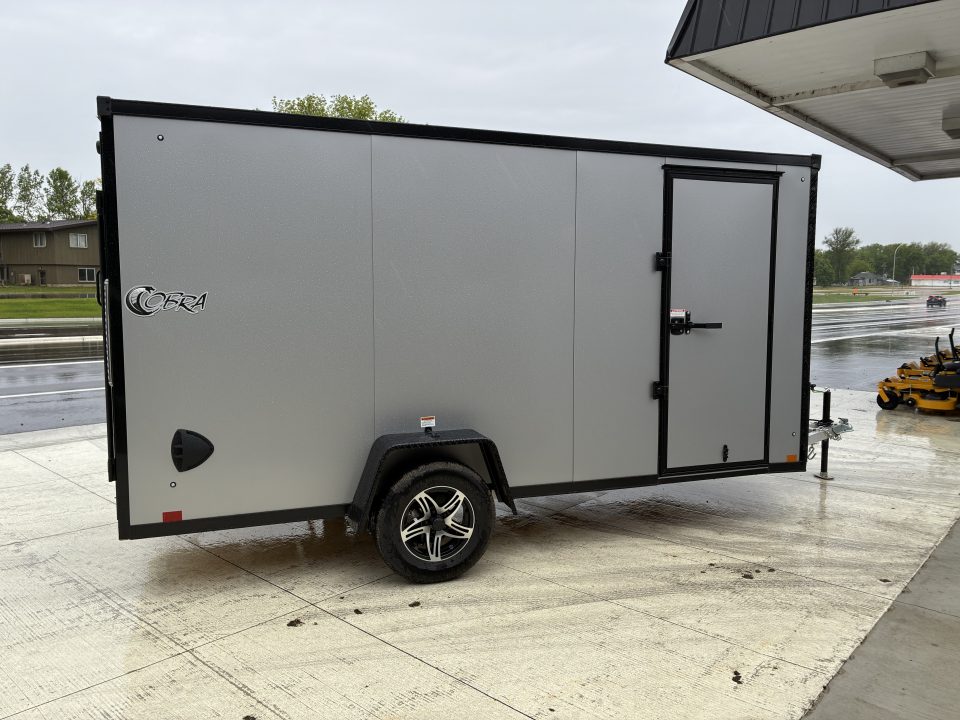 New 2026 Stealth Trailers 6X14 All Aluminum Cobra Cargo Enclosed Trailer Single Axle