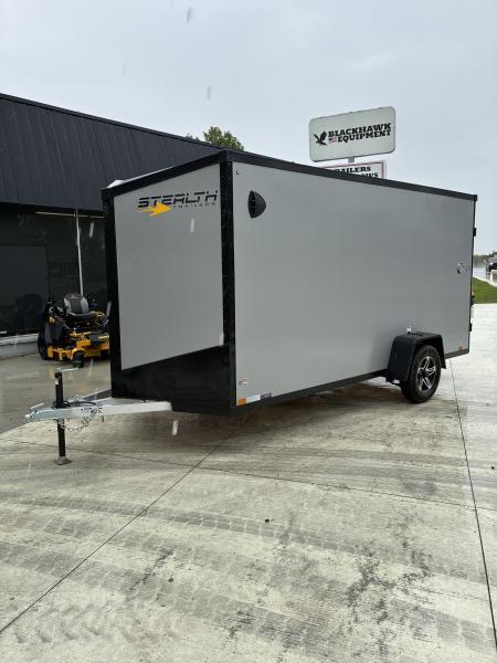 New 2026 Stealth Trailers 6X14 All Aluminum Cobra Cargo Enclosed Trailer Single Axle
