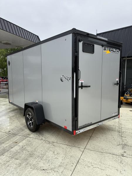 New 2026 Stealth Trailers 6X14 All Aluminum Cobra Cargo Enclosed Trailer Single Axle