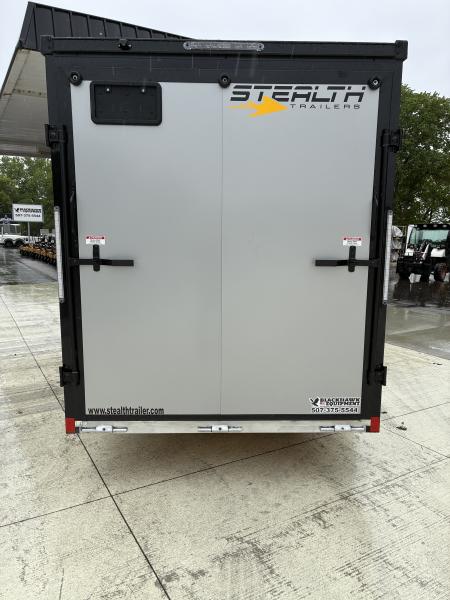New 2026 Stealth Trailers 6X14 All Aluminum Cobra Cargo Enclosed Trailer Single Axle