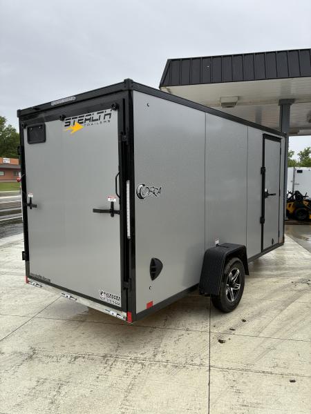 New 2026 Stealth Trailers 6X14 All Aluminum Cobra Cargo Enclosed Trailer Single Axle