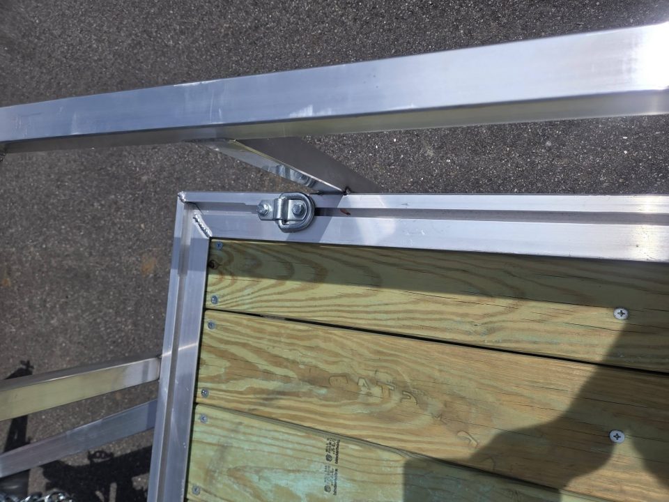 New 2026 Nitro 5x10 aluminum utility trailer with rear gate Utility Trailer