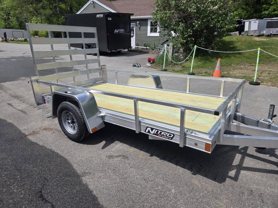 New 2026 Nitro 5x10 aluminum utility trailer with rear gate Utility Trailer