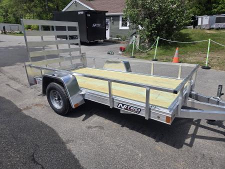 New 2026 Nitro 5x10 aluminum utility trailer with rear gate Utility Trailer