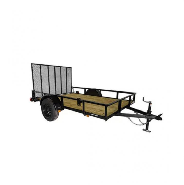New 2026 Triple Crown Trailers 7'4x14 S/A Utility Trailer
