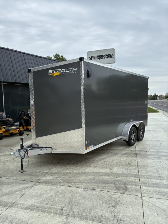 New 2026 Stealth Trailers 7X16 All Aluminum Cobra Cargo Enclosed Side by Side Trailer