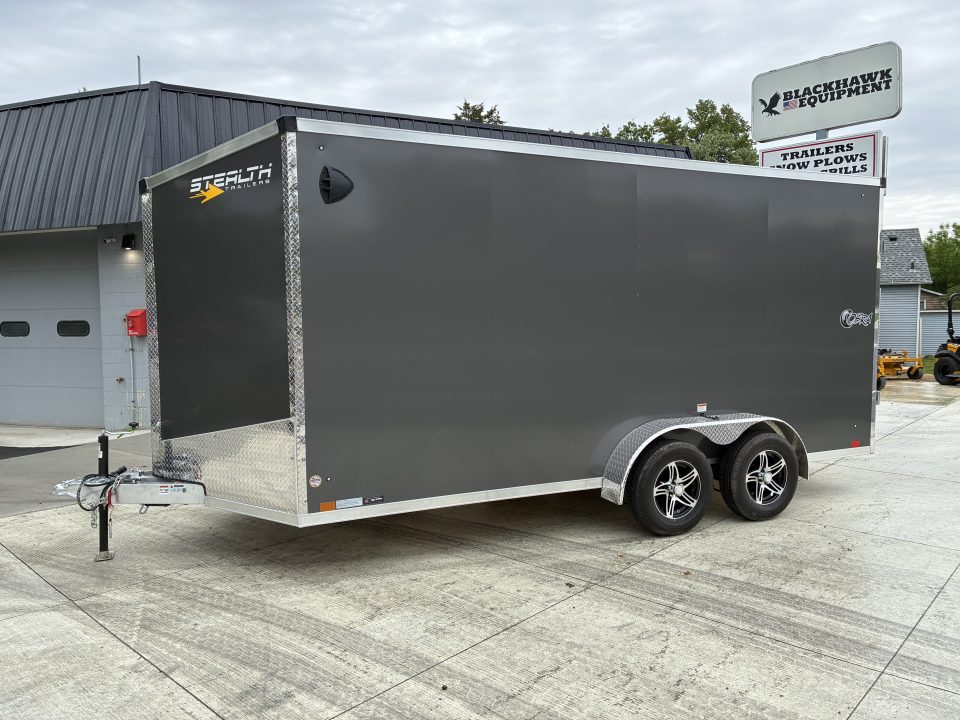 New 2026 Stealth Trailers 7X16 All Aluminum Cobra Cargo Enclosed Side by Side Trailer