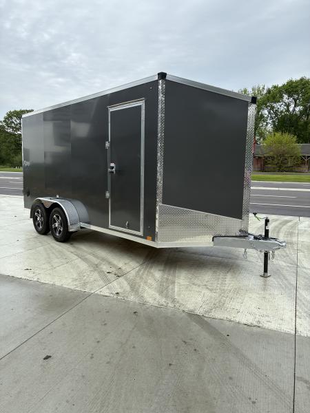 New 2026 Stealth Trailers 7X16 All Aluminum Cobra Cargo Enclosed Side by Side Trailer