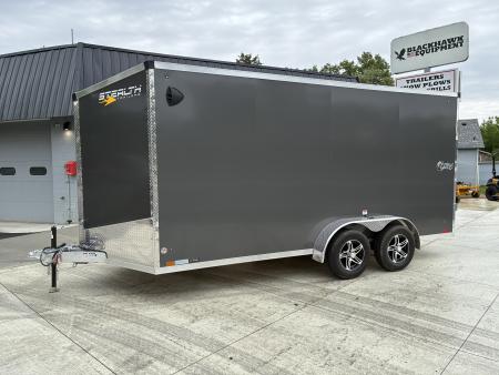 New 2026 Stealth Trailers 7X16 All Aluminum Cobra Cargo Enclosed Side by Side Trailer