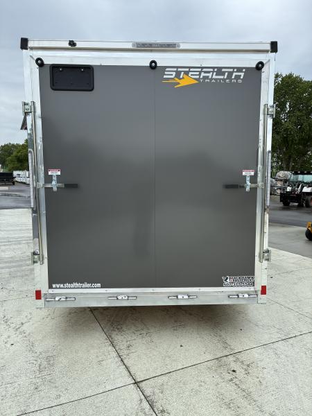New 2026 Stealth Trailers 7X16 All Aluminum Cobra Cargo Enclosed Side by Side Trailer