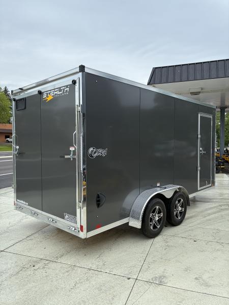 New 2026 Stealth Trailers 7X16 All Aluminum Cobra Cargo Enclosed Side by Side Trailer