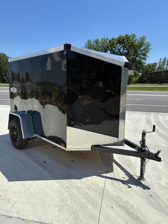 New 2026 Stealth Trailers 5X8 Mustang Steel Frame Barn Door Cargo Enclosed Trailer