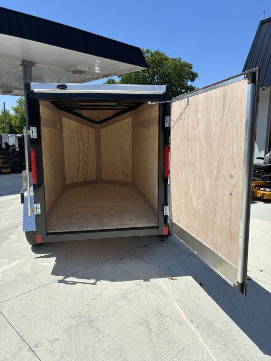 New 2026 Stealth Trailers 5X8 Mustang Steel Frame Barn Door Cargo Enclosed Trailer