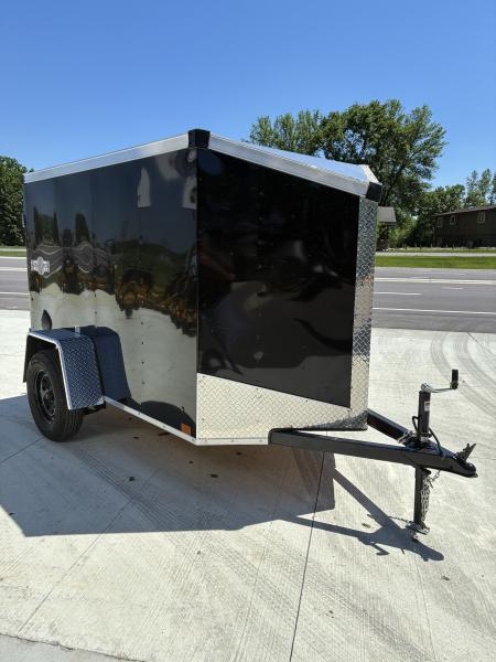 New 2026 Stealth Trailers 5X8 Mustang Steel Frame Barn Door Cargo Enclosed Trailer