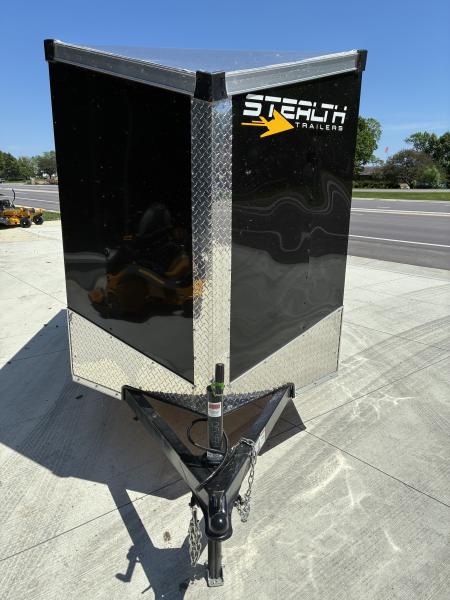 New 2026 Stealth Trailers 5X8 Mustang Steel Frame Barn Door Cargo Enclosed Trailer