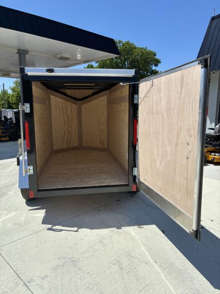 New 2026 Stealth Trailers 5X8 Mustang Steel Frame Barn Door Cargo Enclosed Trailer
