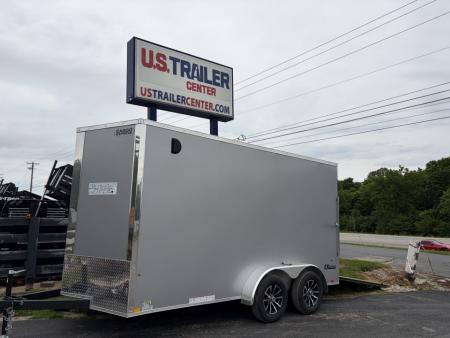 New 2026 Cargo Express 7 X 14 EX DLX FLAT TOP V-NOSE Cargo / Enclosed Trailer