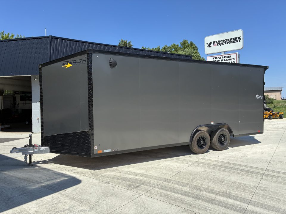 New 2026 Stealth Trailers 8.5x20 Cobra All Aluminum Cargo Enclosed Car Trailer