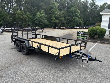 New 2026 Load Trail UT 83X16 7K GVWR 3' SPRING ASSIST FOLD GATE Utility Trailer