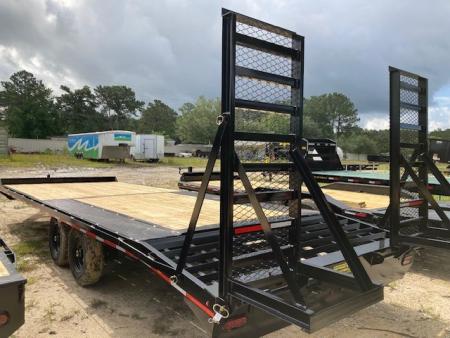 New 2026 Caliber Trailer Mfg 8.05 x 21+3 EQ EDM824 Deckover Trailer