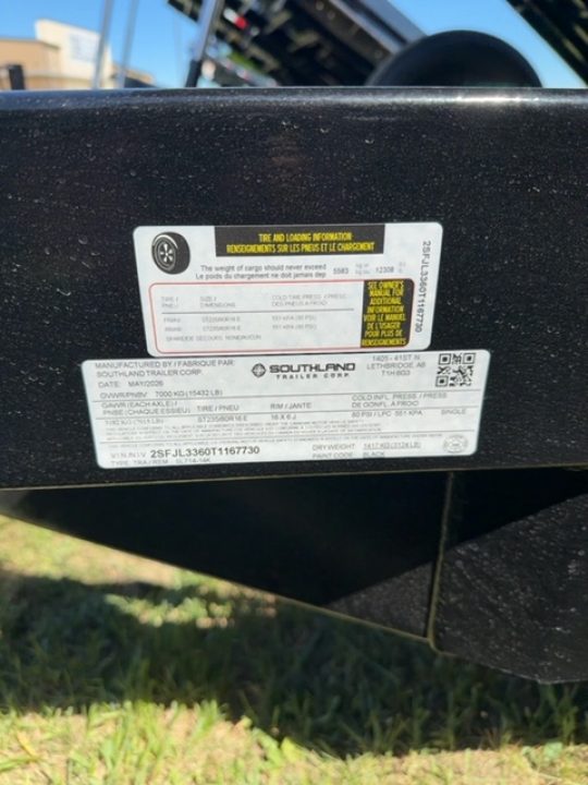 New 2026 Southland Trailers SL714-14K Dump Trailer