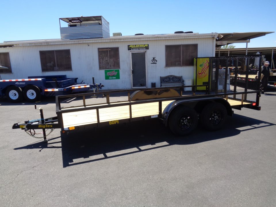 New 2027 Big Tex Trailer * 60PI-16 * 16Ft Tandem Axle Utility Trailer