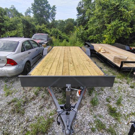 New 2026 WD Trailers 83x20 TA, 2' metal dovetail , 4' slide in ramps, 3.5k axles Car Hauler