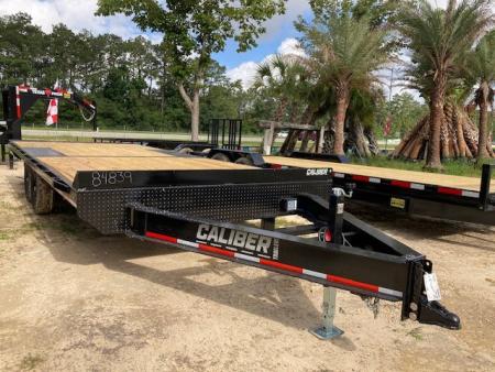 New 2026 Caliber Trailer Mfg 8.05 x 20 EDM820 Deckover Trailer