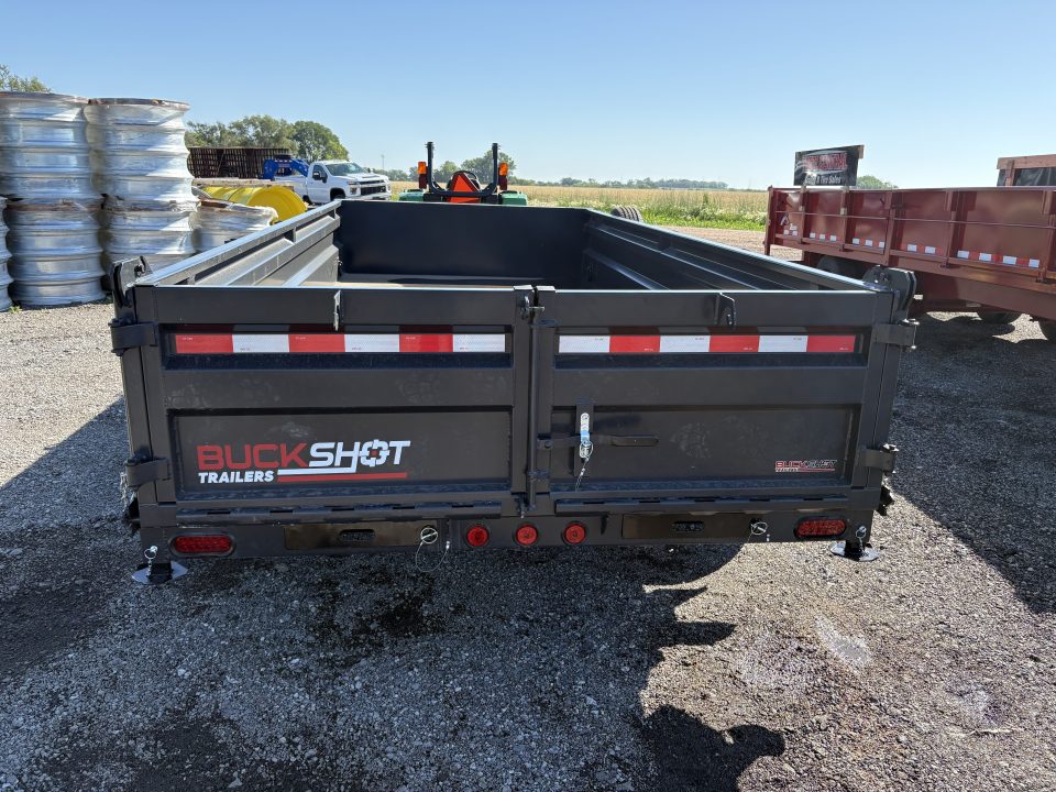 New 2026 Buckshot MFG LP216 Low Profile Dump Trailer 7x16ft 2ft tall sodes Dump Trailer