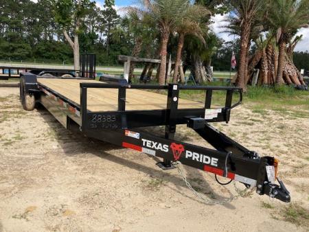 New 2026 Texas Pride Trailers 6.10x20+4 EQ72014KBP Equipment Trailer
