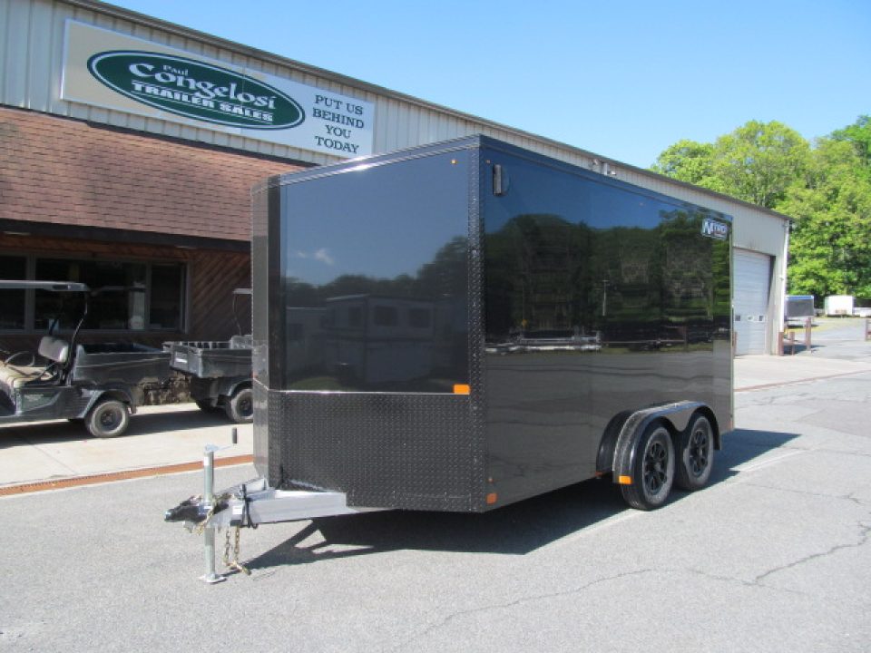 New Nitro 7.5 X 14 All Aluminum Blackout Cargo / Enclosed Trailer