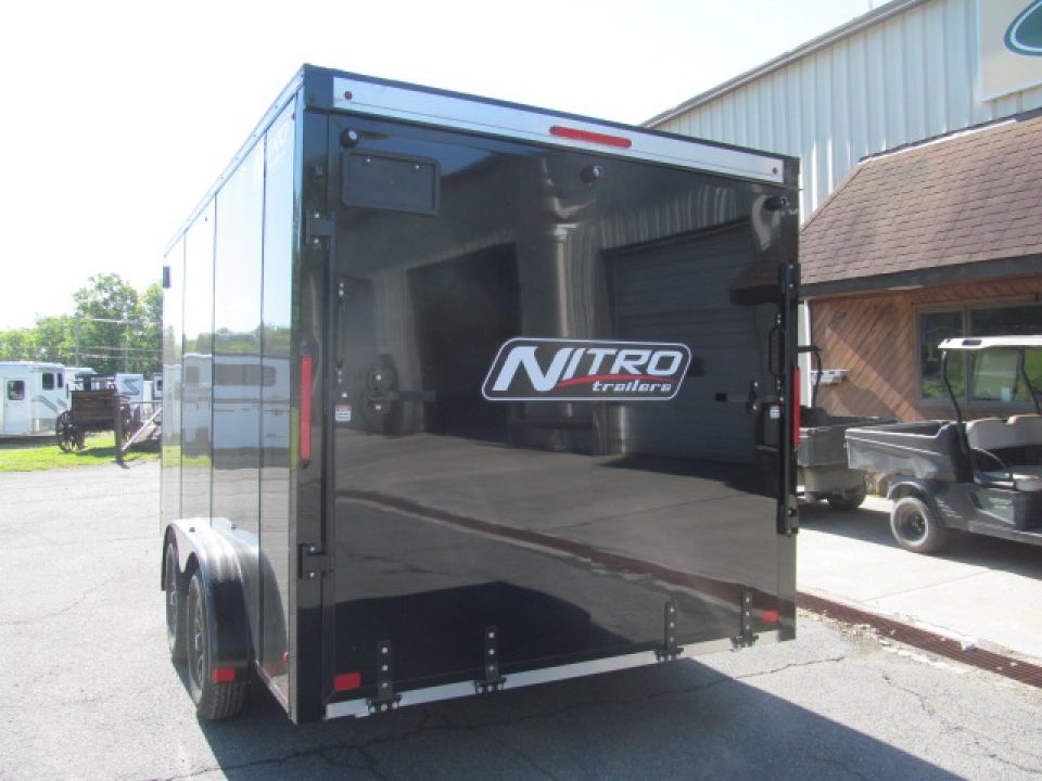 New Nitro 7.5 X 14 All Aluminum Blackout Cargo / Enclosed Trailer