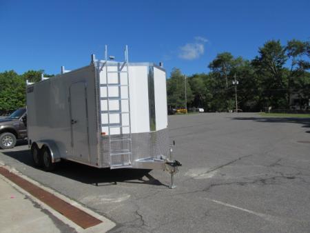 New Nitro 7 X 16 10K Aluminum Contractor Cargo / Enclosed Trailer
