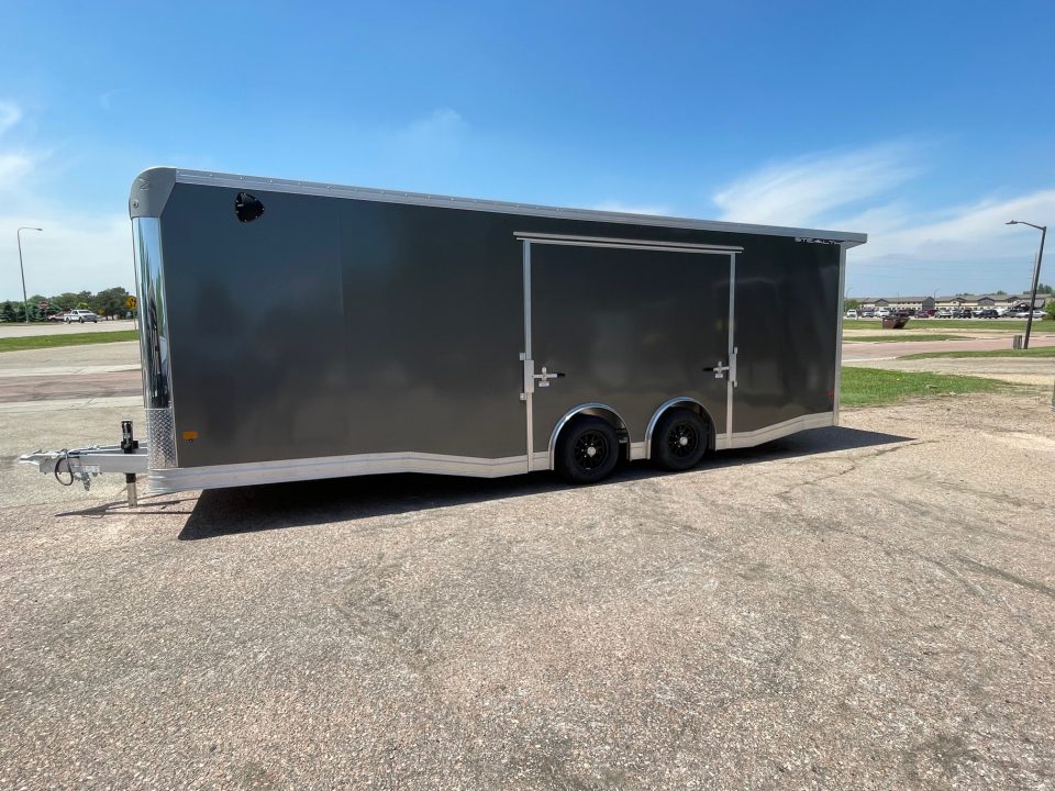 New 2026 ALCOM 2026 Alcom-Stealth 8.5 x 24' Aluminum Frame Cargo/Enclosed Car Trailer Cargo / Enclosed Trailer