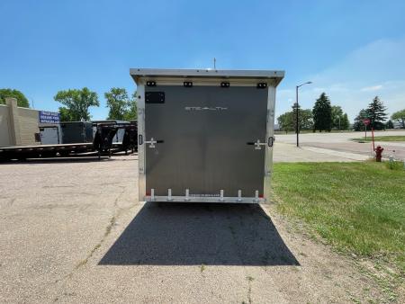 New 2026 ALCOM 2026 Alcom-Stealth 8.5 x 24' Aluminum Frame Cargo/Enclosed Car Trailer Cargo / Enclosed Trailer