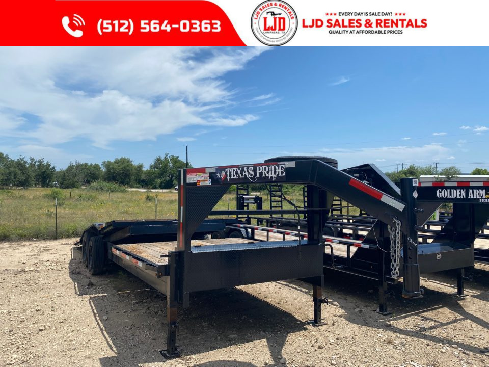 Used 2025 Texas Pride 102  X 25' - Tilt Deck Trailer - USED